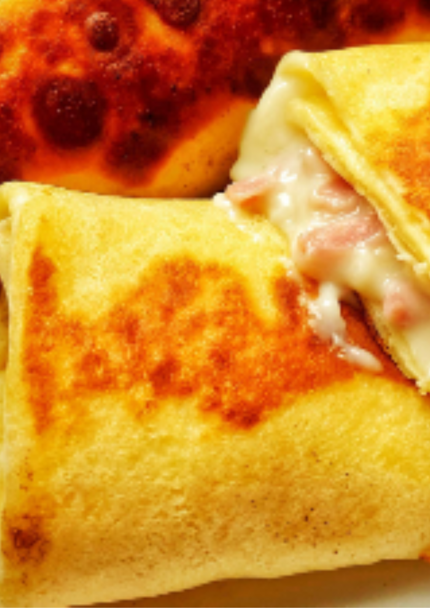 Crêpes au jambon fromage - 450Kcal