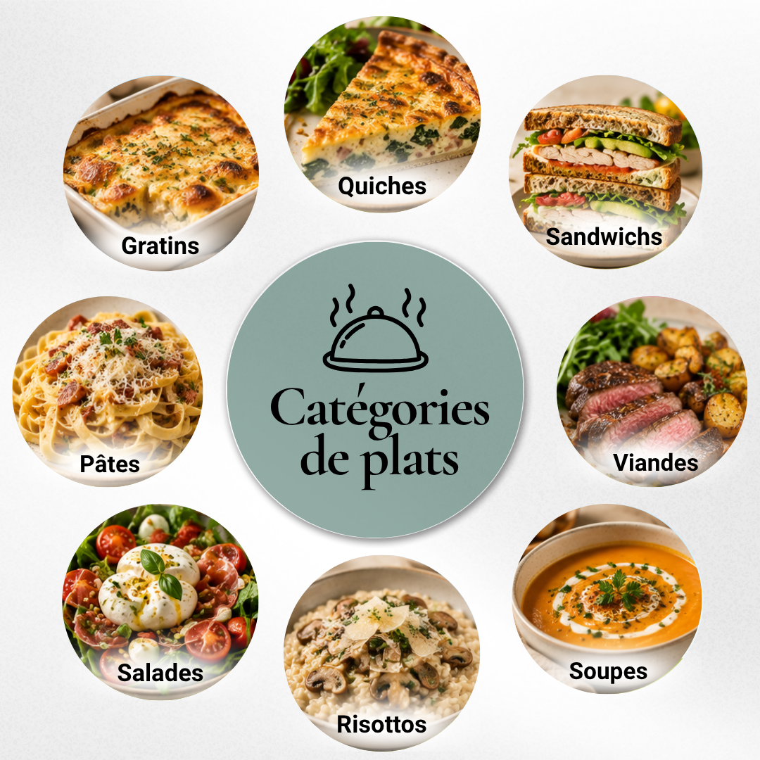 Catégories de recettes MMCorps