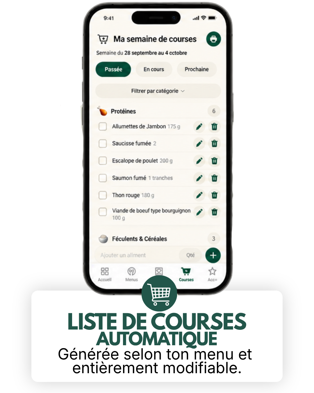 Fonctionnalité 3 de l'application MMCorps