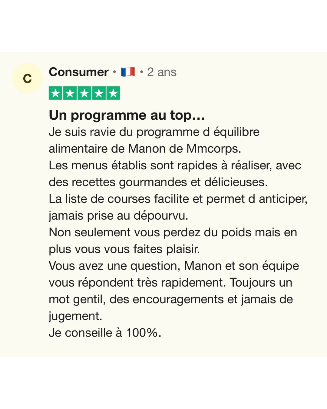 Avis Trustpilot MMCorps 12