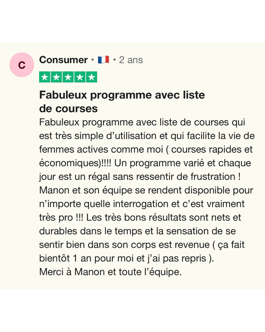 Avis Trustpilot MMCorps 19