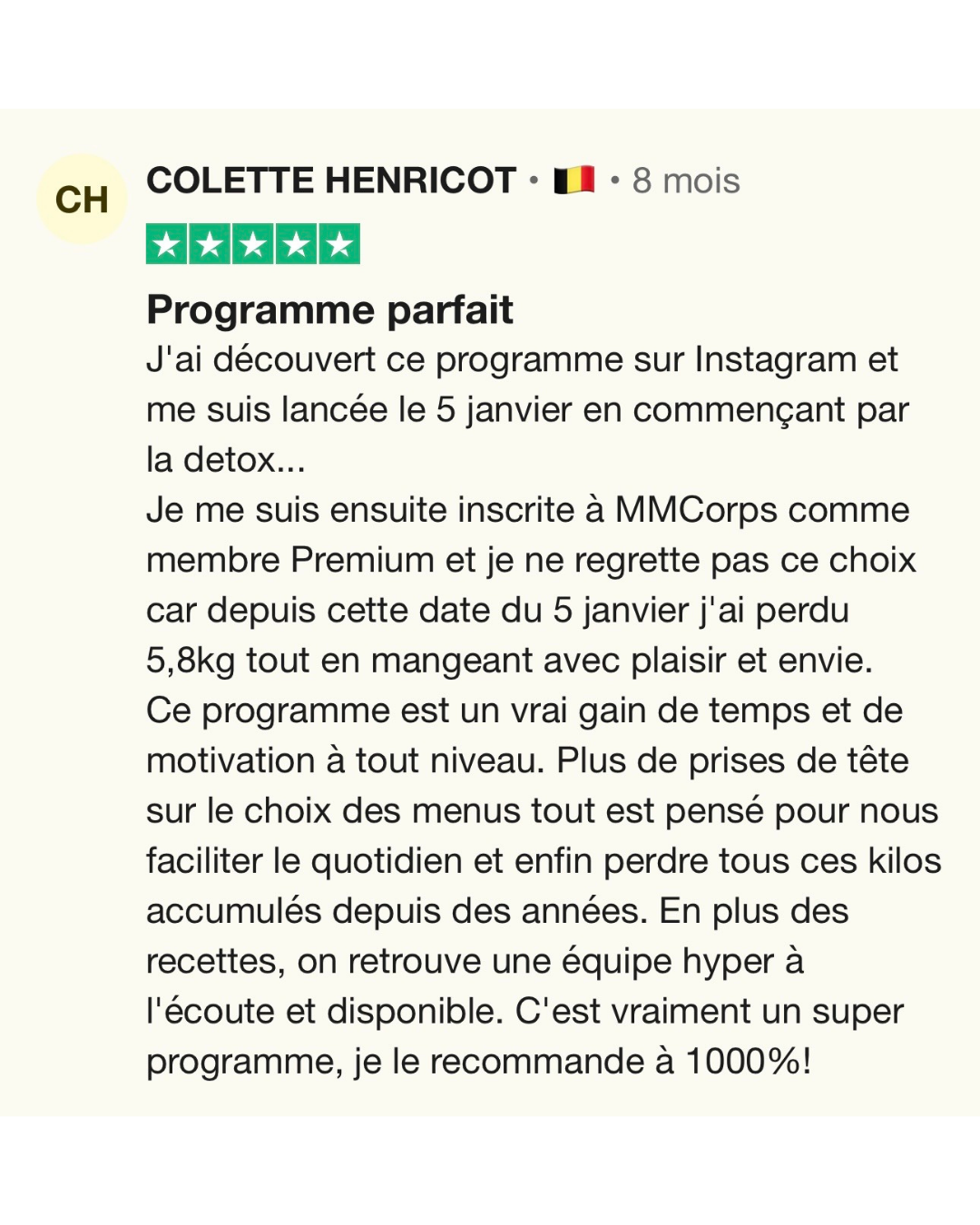 Avis Trustpilot MMCorps 1