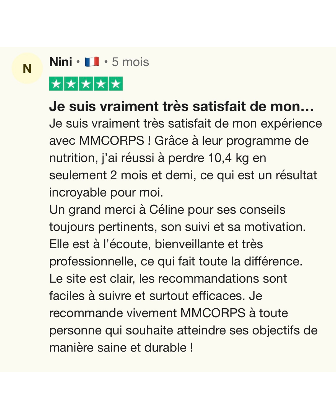 Avis Trustpilot MMCorps 4