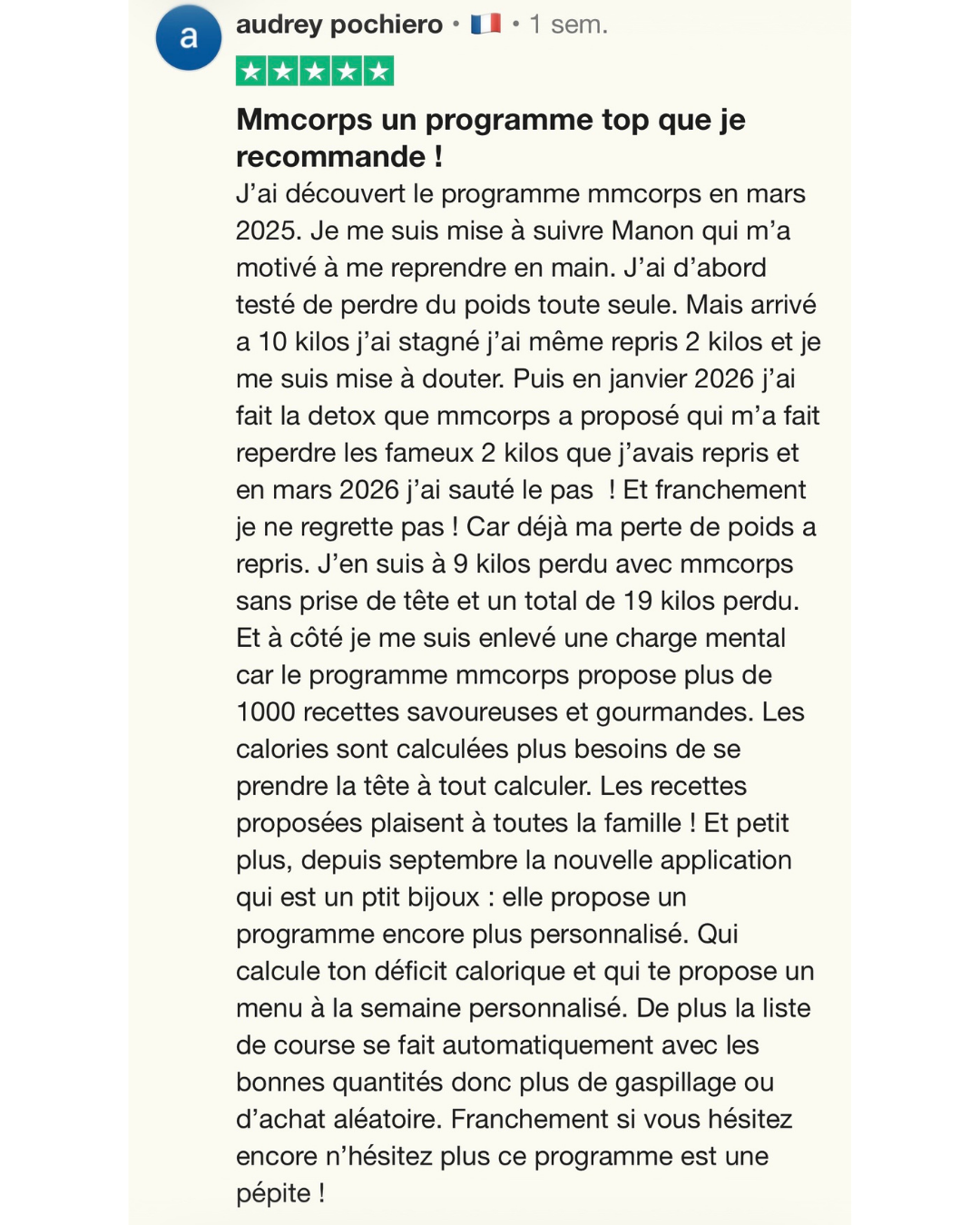 Avis Trustpilot MMCorps 11