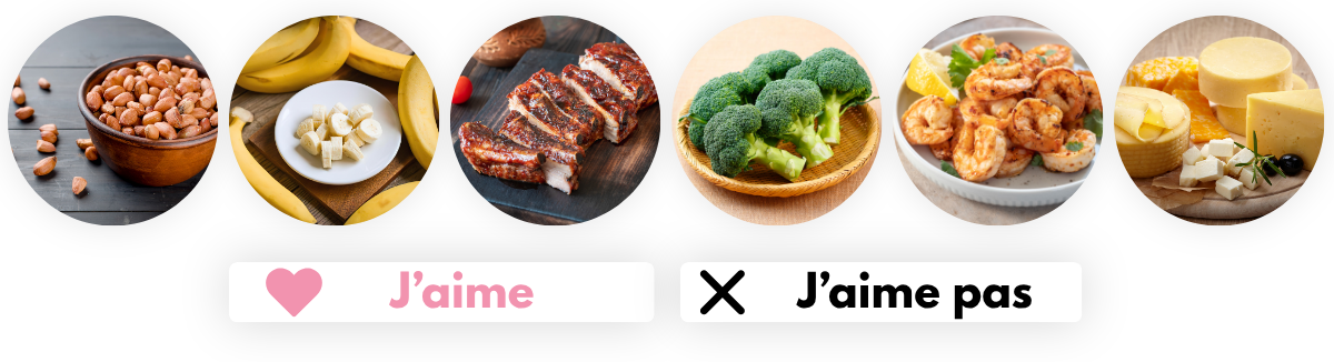 Des recettes adaptées à tes goûts